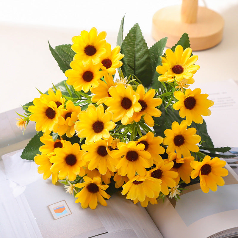 11.8 Inch Daisy Bush Artificial Silk Flowers Bulk Quantity