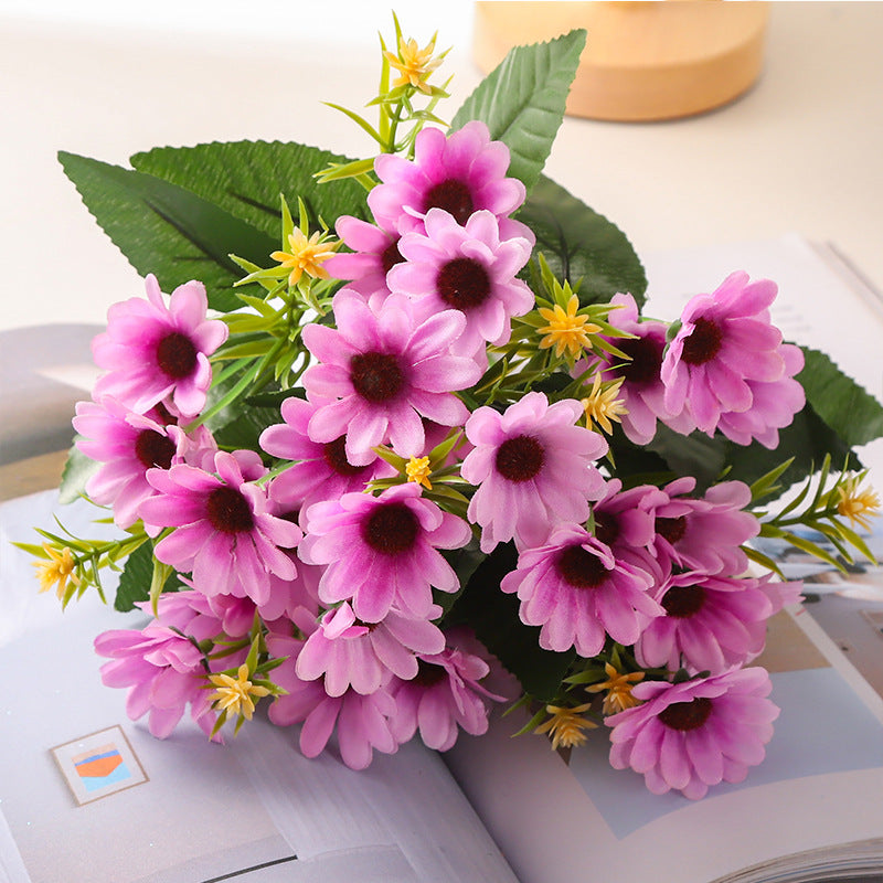 11.8 Inch Daisy Bush Artificial Silk Flowers Bulk Quantity