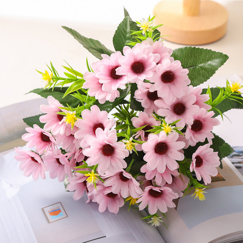 11.8 Inch Daisy Bush Artificial Silk Flowers Bulk Quantity