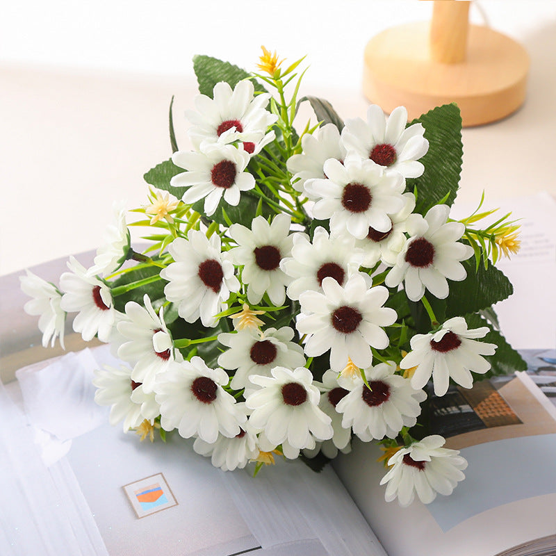 11.8 Inch Daisy Bush Artificial Silk Flowers Bulk Quantity