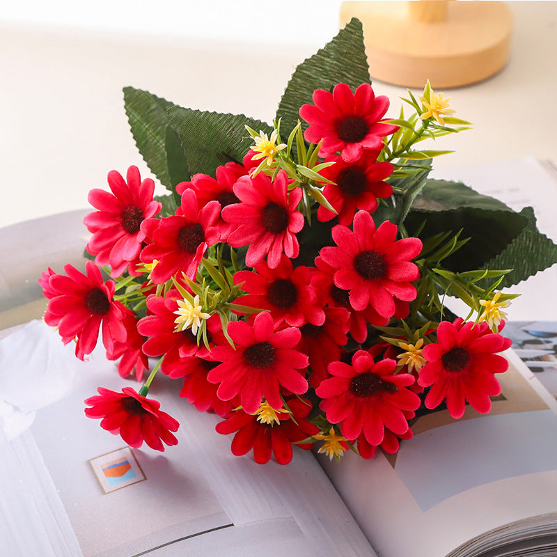 11.8 Inch Daisy Bush Artificial Silk Flowers Bulk Quantity