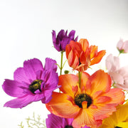 Large Daisy Cosmos Stems 12 Inch Real Touch Artificial Flowers Bulk Wholesale 10 Pcs
