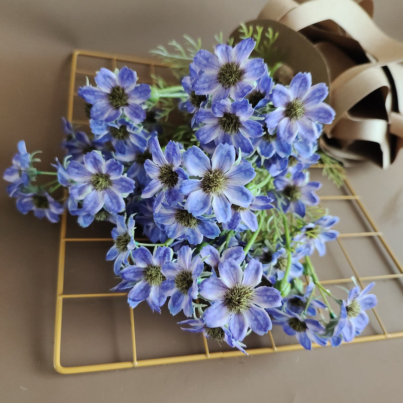 10 Pcs Artificial Silk Daisy Spray Stems, 12 Inch, White, Bulk Floral Spring Decorations