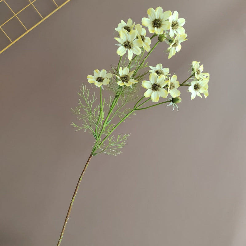 10 Pcs Artificial Silk Daisy Spray Stems, 12 Inch, White, Bulk Floral Spring Decorations