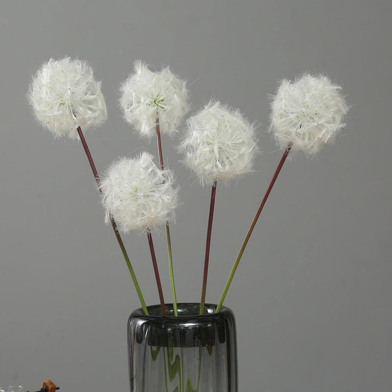 3 Sizes Artificial Silk Dandelion Flowers Stems Bulk Wholesale Set