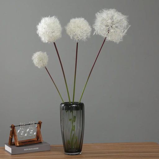 3 Sizes Artificial Silk Dandelion Flowers Stems Bulk Wholesale Set