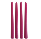 Bulk 12 Inch Tall Taper Candles Set of 4 Smokeless Unscented Candles for Weddings and Celebrations Parties Decor Wholesale