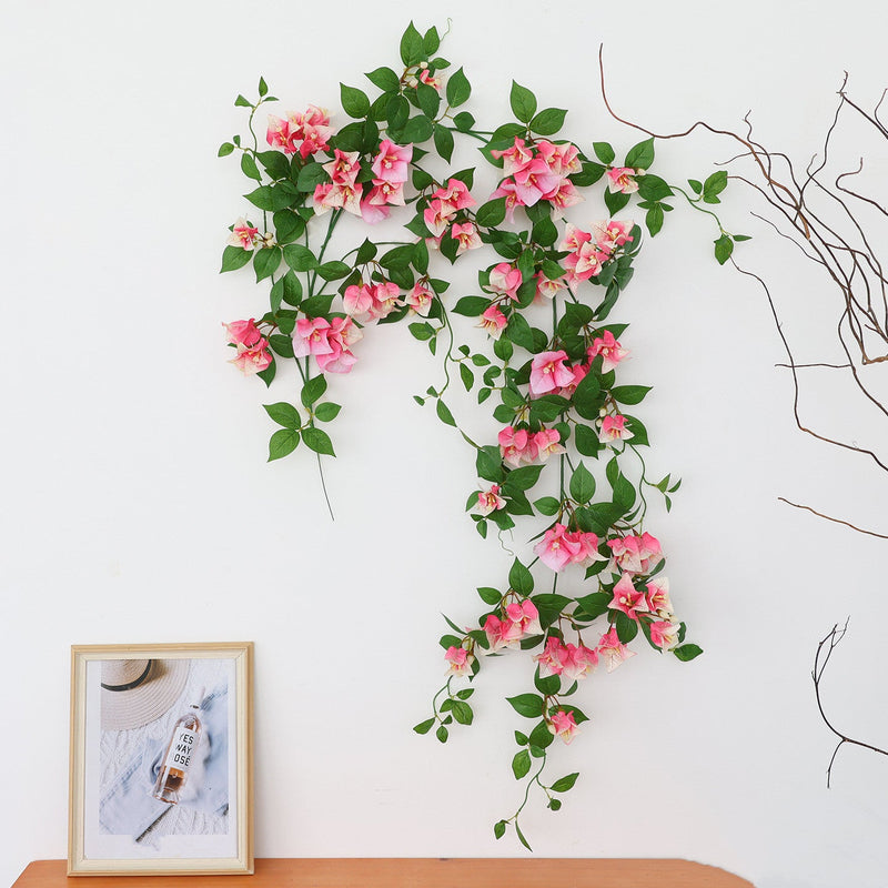 59 Inch Artificial Bougainvillea Hanging Vines UV Resistant Outdoor Decor Bulk Quantity