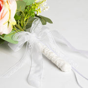 7 Inch Small Artificial Pink Rose Bridal Bouquet 1 Pc Free-Form Silk Flower Arrangement