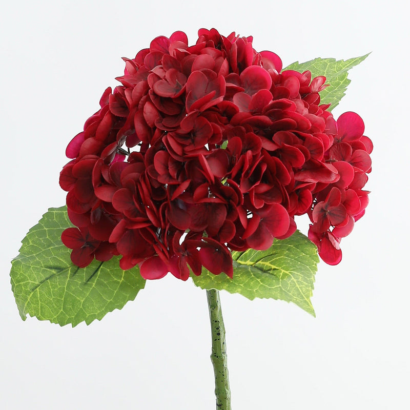 19 Inch Real Touch Hydrangea Stems, 20 Pcs Bulk Artificial Flowers for Floral Arrangements