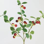 10 Pcs Artificial Raspberry Berry Stems Branches Picks Bulk Wholesale