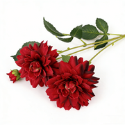 29 Inch Large Real Touch Dahlia Artificial Silk Flower for Wedding Home Decor