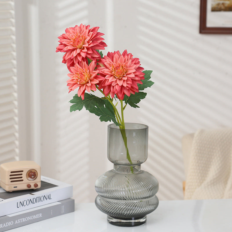 20 Inch Artificial Dahlia Stem Spray, Silk Flowers, Bulk Wholesale, 1 Stem