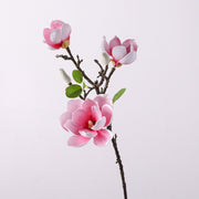 27.5 Inch Artificial Magnolia Spray Stem, Real Touch, Bulk Quantity