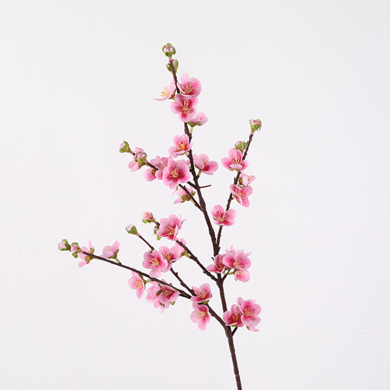 30 Inch Plum Blossom Spray Stems, 6 Pcs Real Touch Artificial Flowers Branches