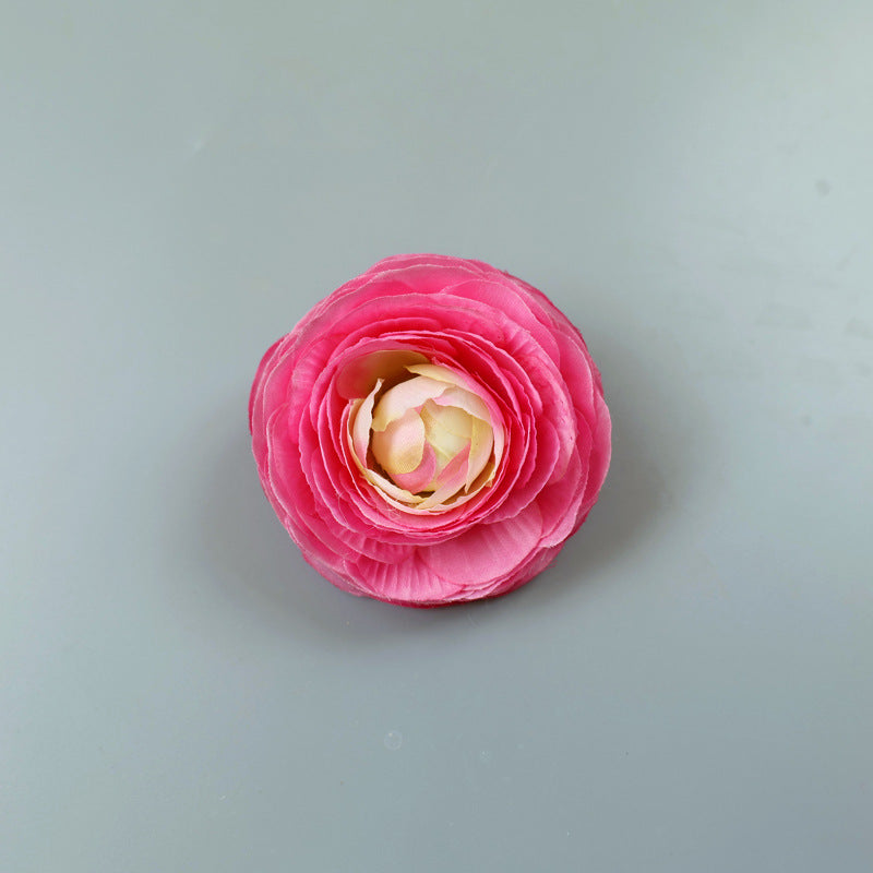 10 Pcs Artificial Ranunculus Flower Heads for Crafts Bulk Wholesale