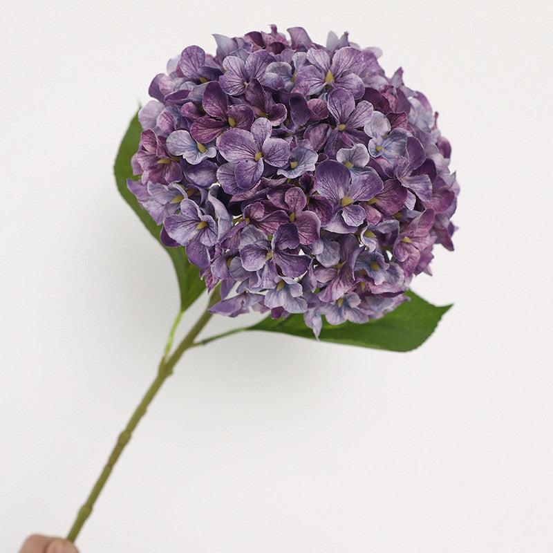 26 Inch Artificial Hydrangea Stems 10 Pcs Vintage Autumn Winter Silk Flowers