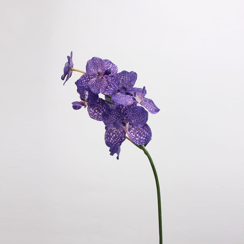 21.6 Inch Artificial Orchid Stems, Real Touch, 6 Pcs Bulk Spray Flowers