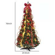 Artificial Christmas Tree Decoration for Home – Lush Green Pine, 4ft Tall