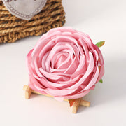 Cabbage Rose Silk Flower Heads 50 Pcs Artificial Flowers for DIY Wedding Bouquets Centerpieces Home Decor