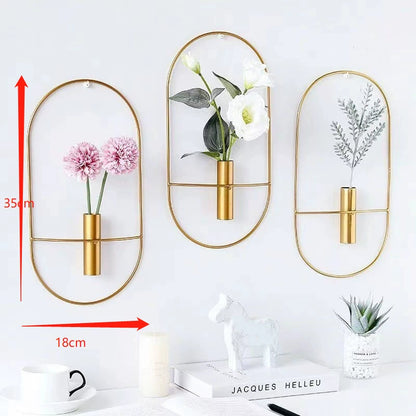 Bulk Hanging Planters  Metal Hanging Vase Plants Holder Boho Wall Decor for Living Room Home Office Wholesale