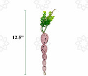 Artificial Easter Carrot Hanging Ornaments Bulk Set, 6 Pcs, 5 Inch, Artificial Floral Decoration