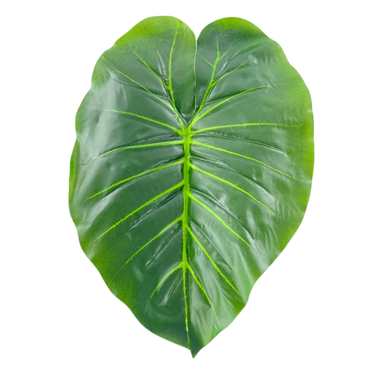 10 Pcs Artificial Elephant Leaf, Bulk Silk Leaves for Cake Decoration and Packaging