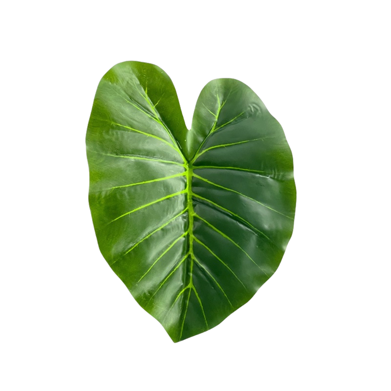 10 Pcs Artificial Elephant Leaf, Bulk Silk Leaves for Cake Decoration and Packaging