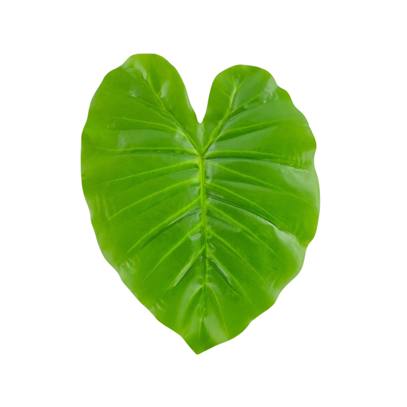 10 Pcs Artificial Elephant Leaf, Bulk Silk Leaves for Cake Decoration and Packaging