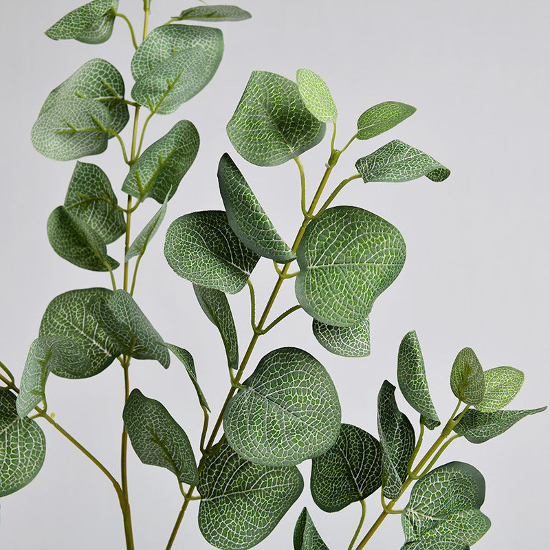 35 Inch Artificial Eucalyptus Branches 10 Pcs Greenery Botanical Plants Bulk