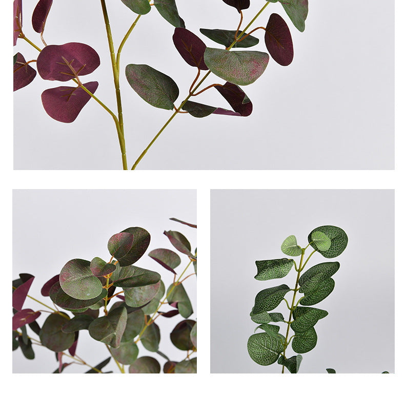 35 Inch Artificial Eucalyptus Branches 10 Pcs Greenery Botanical Plants Bulk