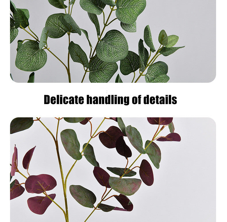 35 Inch Artificial Eucalyptus Branches 10 Pcs Greenery Botanical Plants Bulk