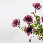 25 Inch Autumn Burnt Orange Poppy Spray Stems 6 Pcs Artificial Fall Winter Floral Decor