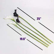 10 Pcs Artificial Calla Lily Stems 18 Inch Real Touch Silk Flowers Bulk Wholesale