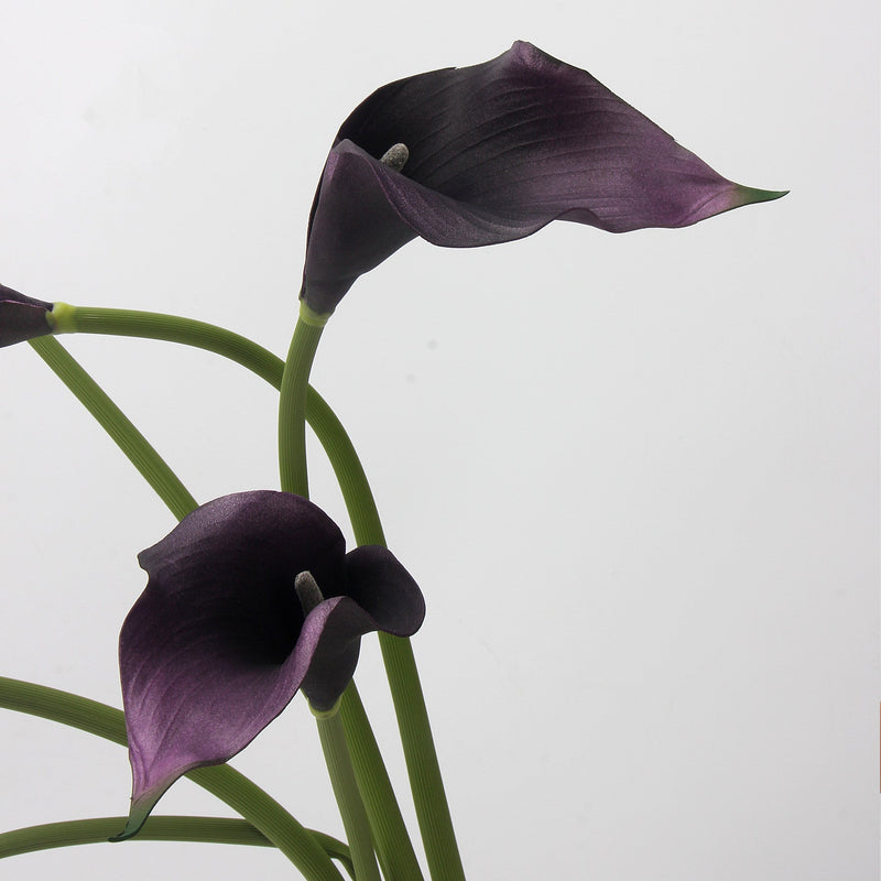 10 Pcs Artificial Calla Lily Stems 18 Inch Real Touch Silk Flowers Bulk Wholesale