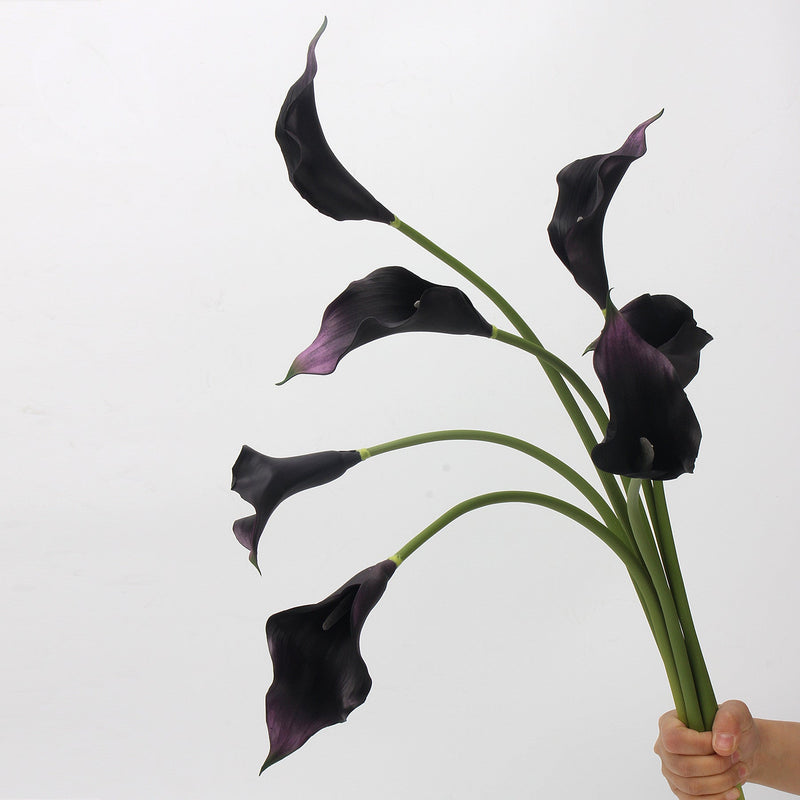10 Pcs Artificial Calla Lily Stems 18 Inch Real Touch Silk Flowers Bulk Wholesale