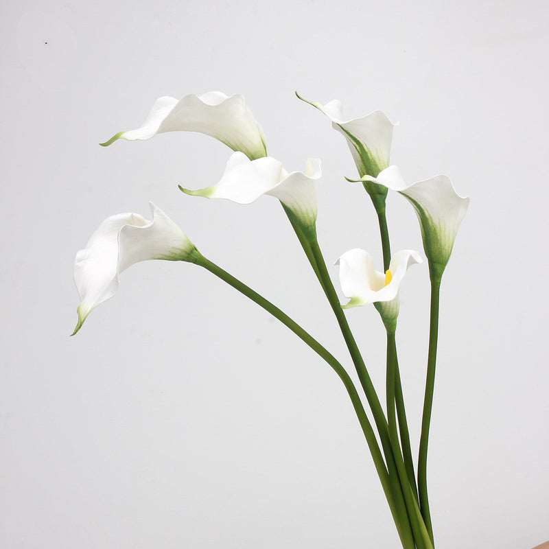 10 Pcs Artificial Calla Lily Stems 18 Inch Real Touch Silk Flowers Bulk Wholesale