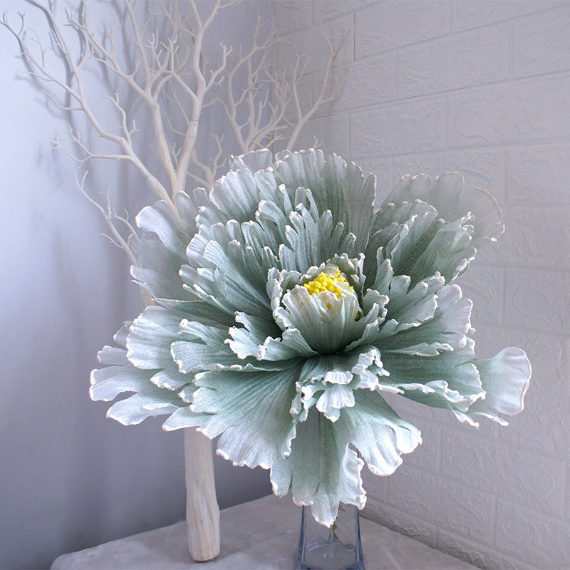 10 Pcs Extra Large Artificial Peony Flower Heads, Giant Silk Peonies for Photo Props, Bulk Wholesale