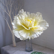 10 Pcs Extra Large Artificial Peony Flower Heads, Giant Silk Peonies for Photo Props, Bulk Wholesale
