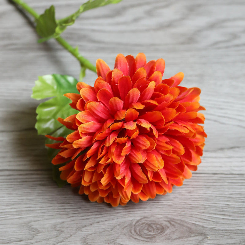 18 Inch Artificial Chrysanthemum Stems 18 Pcs Fall Silk Mum Flowers Bulk