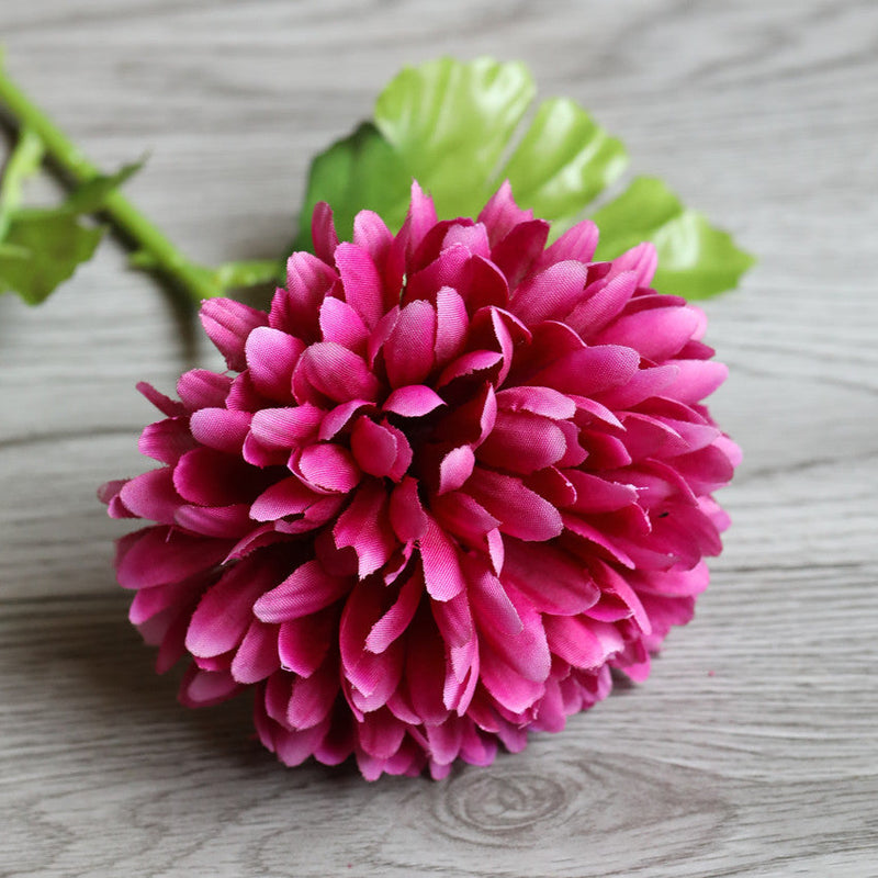 18 Inch Artificial Chrysanthemum Stems 18 Pcs Fall Silk Mum Flowers Bulk