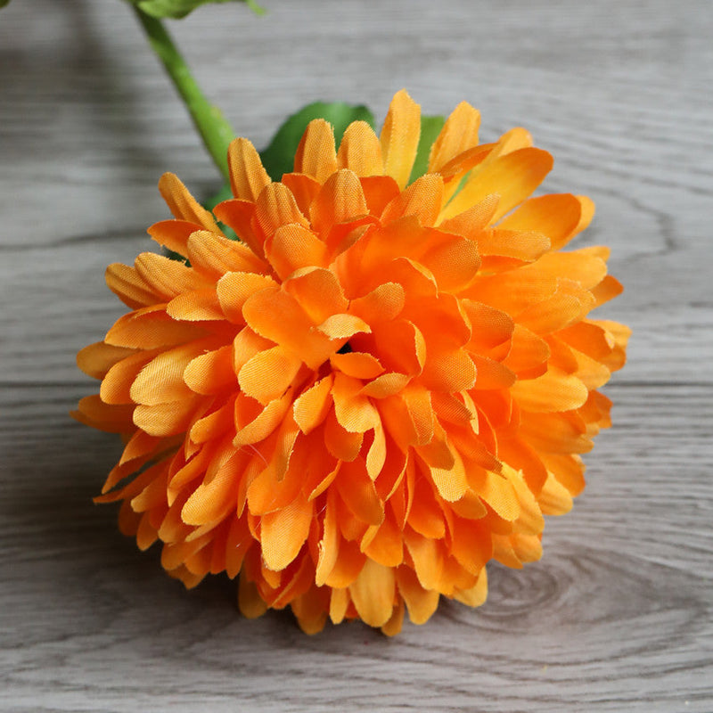 18 Inch Artificial Chrysanthemum Stems 18 Pcs Fall Silk Mum Flowers Bulk