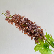 5 Pcs 46 Inch Artificial Bluebonnet Stems Blue Flowers Bulk Silk Floral Arrangement