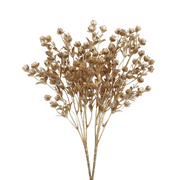 2 Pcs Artificial Gold Bush Grass Faux Shrubs for Indoor Outdoor Garden Wedding Table Planter Filler