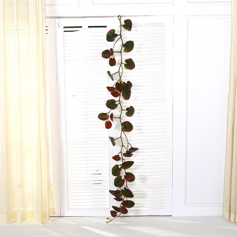 10 Pcs Faux Greenery Garland 55 Ft Total Tropical Leaves Artificial Garland for Indoor Outdoor Decor