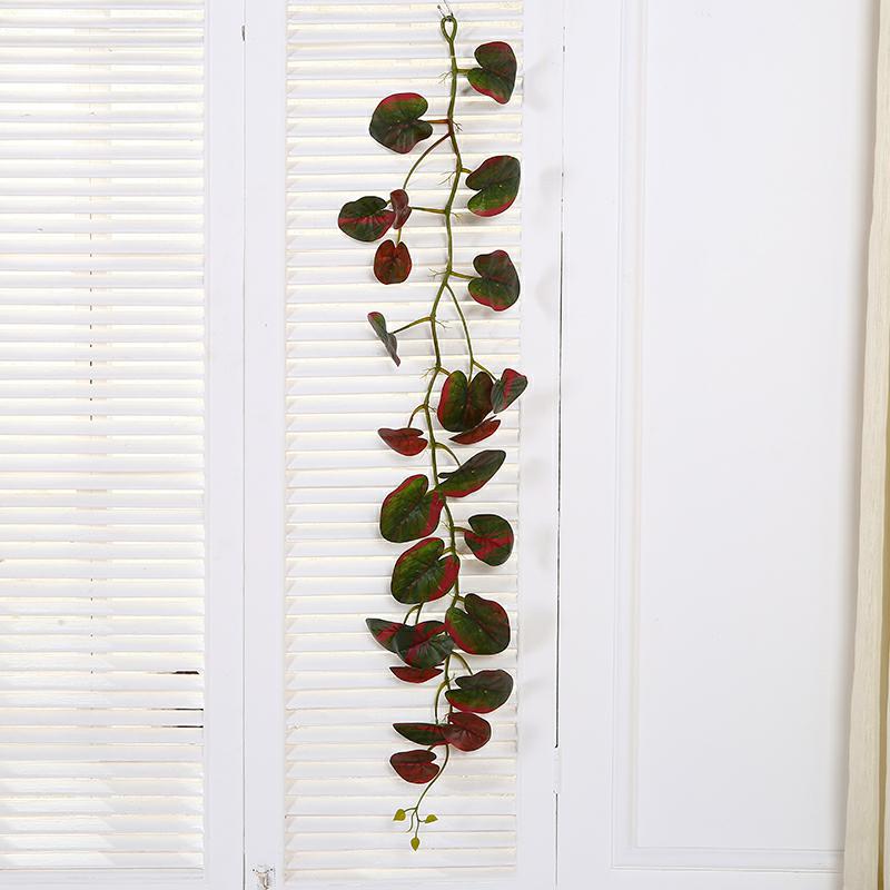 10 Pcs Faux Greenery Garland 55 Ft Total Tropical Leaves Artificial Garland for Indoor Outdoor Decor