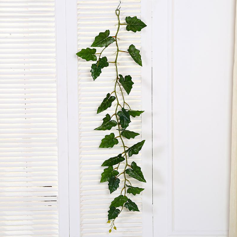 10 Pcs Faux Greenery Garland 55 Ft Total Tropical Leaves Artificial Garland for Indoor Outdoor Decor
