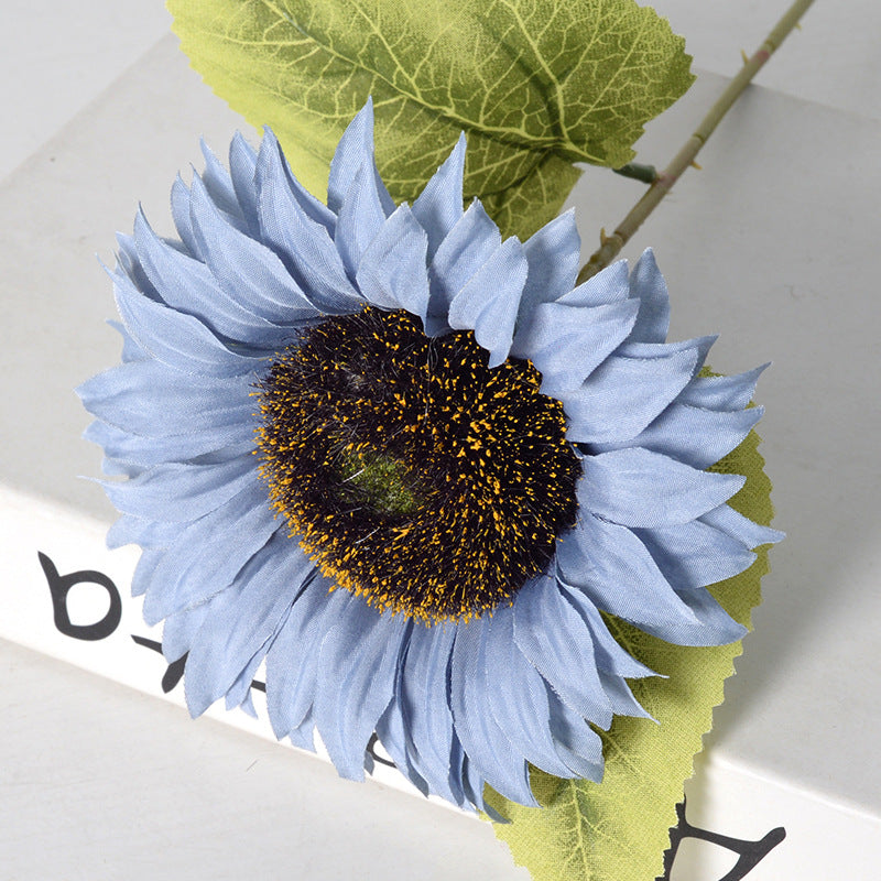 18 Inch Artificial Sunflower Stems 10 Pcs Silk Flowers for Floral Arrangements Bulk