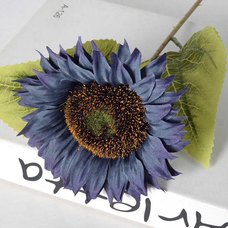 18 Inch Artificial Sunflower Stems 10 Pcs Silk Flowers for Floral Arrangements Bulk
