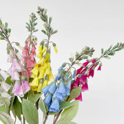 3 Pcs Artificial Silk Foxglove Stems Floral Arrangement Bulk